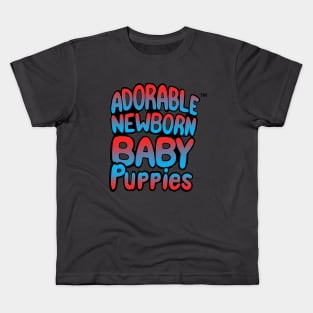 ADORABLE NEWBORN BABY PUPPIES Kids T-Shirt